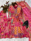 LG 1850 Chinon Printed Palazzo Readymade Suits Wholesale Price In Surat